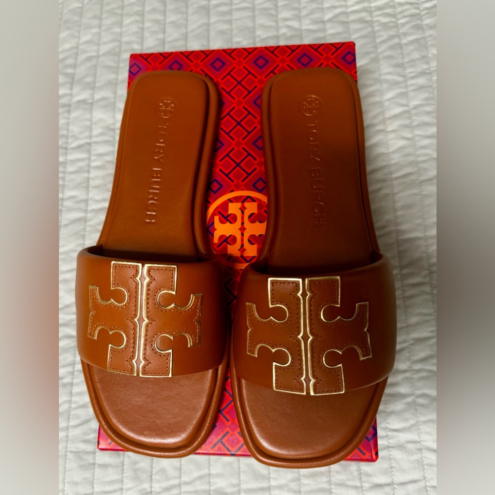 Tory Burch Double T Sport Slide